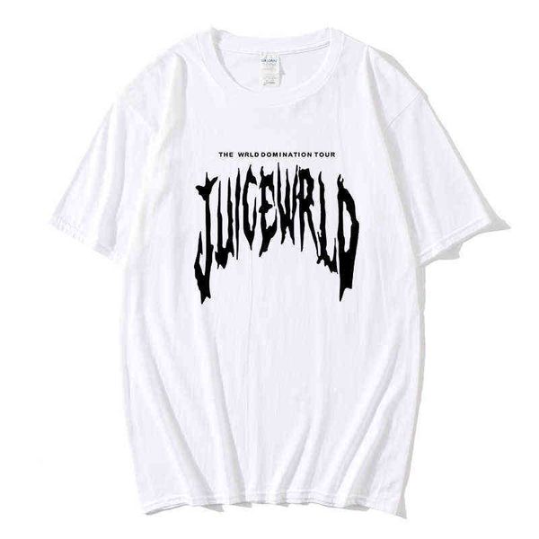 Camiseta con estampado de cantante de Hip Hop Respect Juice Wrld para hombre, ropa de calle botín, moda Unisex, rapero, Fan Club, camiseta Harajuku para hombre