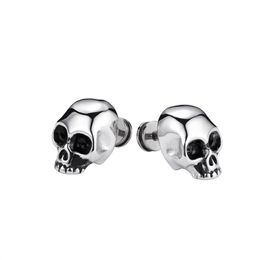 Hip Hop Skull Ear studs voor mannen en dames netwerk Red Trend oorbellen met kleurbehoud en modieuze charm -accessoires