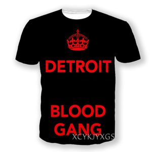 Hip Hop Sportwear Punk Casual Herfst Mannen Cool Print De Avatar The Blood Gang Bandana 3d T-shirt 002