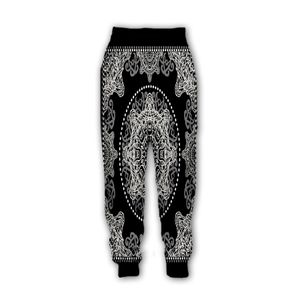 Hip Hop Sportwear Punk Casual Loose Men Cool Print Bandana 3d Pantalon