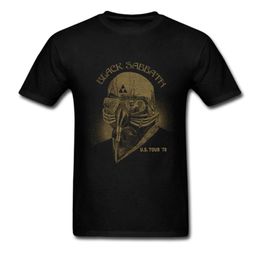 Hip Hop Street Man Black T -shirt Sabbathe Rock Band Korte mouw Shirts Us Tour 78 Volwassen Great Cotton O Neck T -shirt voor groep LJ25515107