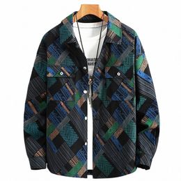 Hip Hop Streetwear Denim Jassen Mannen Plus Size 11XL 10XL Denim Jassen Plaid Graffiti Lente Herfst Jas Big Size 10XL M8La #