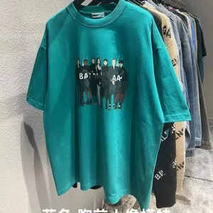 Hip Hop Streetwear Harajuku T-Shirt fille Kanji imprimé T-Shirt 2023CC été hommes à manches courtes coton surdimensionné T-Shirt s -4xl pdd