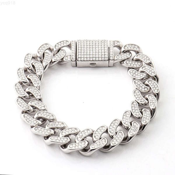 Pulsera de arnés de mano para hombre con diamantes de oro grueso, la mejor venta, estilo Hip Hop