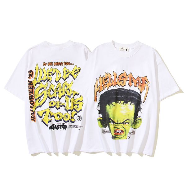 Hip Hop T-shirts Tee Designers Angry Boy Imprimer T-shirts Tops High Street Tee-shirt blanc