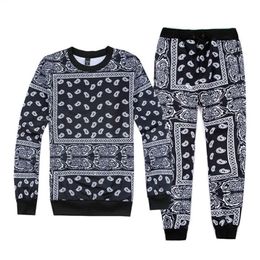 Hip hop femmes hommes pantalons de survêtement sweat-shirt Paisley graphique Bandana survêtement pantalons de survêtement à capuche cajou floral streewear S-XXL262i