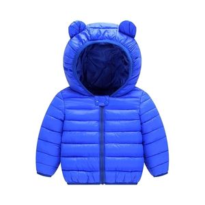 HIPAC manteau d'hiver pour bébé fille enfants chaud solide doudoune enfant en bas âge garçons manteaux et vestes vêtements garçon filles à capuche mode LJ201017