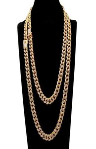 Hiphop Cuba Chain Man Fullyjewelled Ketting Sieraden Tide Hiphop Armband Armband6350152