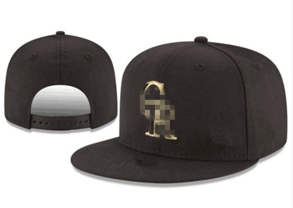 HipHop Rockies Snapback Sombreros CR carta Hueso Aba Reta Nueva Moda Deporte Gorras de Béisbol Hombres Mujeres aa H5