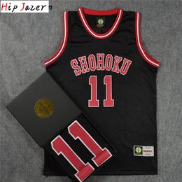 HipJazer Slam Cosplay Shohoku 14Hisashi Mitsui 11 # Rukawa Kaede Basketbal Jersey Sportkleding Hiphop Jerseys 240122