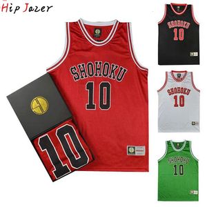 Hipjazer slam cosplay Shohoku Sakuragi 10 # Hanamichi 11 # Rukawa Kaede Basketball Jersey Basketball Hiphop Jerseys 240522