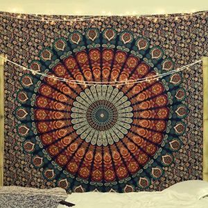 Hippie Mandala Tapestrys India Bohemian Psychedelic Liberd Decor Tapestry Aesthetic Vintage Wall Tapestry Art Tapestry Tapiz 240516