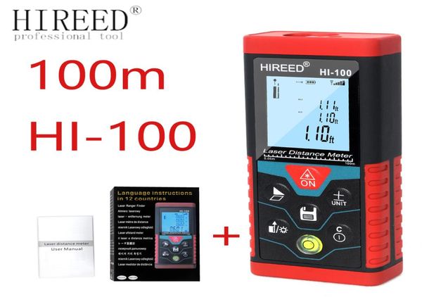 Medidor de distancia láser ALQUILADO 40M 120M 100M Telémetro digital trena Telémetro de cinta láser Dispositivo de medida de construcción regla prueba T200602866985