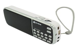 Hirice SD101 Digital FMAM Radio USB TF MP3 lecteur mini-haut-parleur pour les parents White6345410