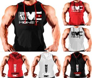 HIRIGIN 2019 NOUVEAUX hommes décontractés Sweat à capuche Muscle Muscle Stringer Body Body Body Tops Tops sans manches Tshirt Coton Coton Clothes4063832