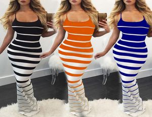 Hirigin New Women Summer Sexy Slim Dress Slim Shoulder venda informal Fiestcon Fiesta de la noche Long Maxi Skinny8058641