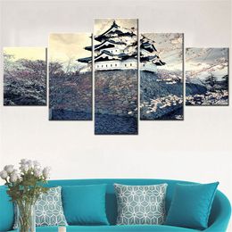 Hirosaki Castle Japan Paysage Paysages pour intérieur Kawaii Room Decor Affiches Impressions Modular Toile Pictures Home Decoration