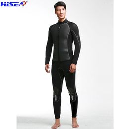 Hisea 2,5 mm Veste de plongée en néoprène 2 mm pantalon pantalon de combinaison de combinaison de surface de surface de la peau de la peau