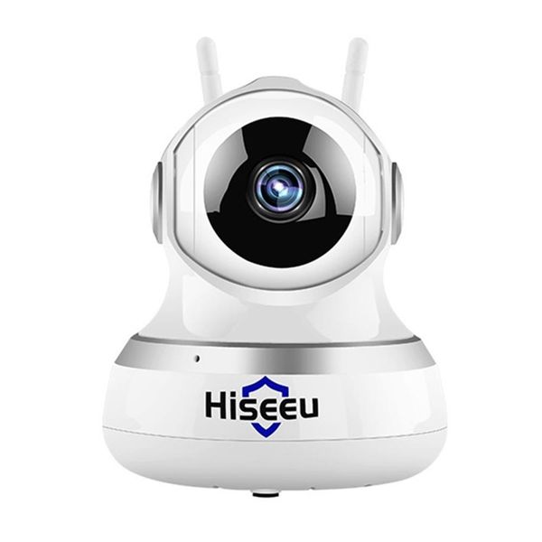 Hiseeu 1080P WiFi IP Caméra CCTV Vidéo Surveillance P2P IR Security Cloud TF Card Storage Camera - EU Plug
