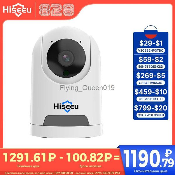 Hiseeu 2K 4MP Wifi PTZ caméra IP maison intelligente 2 voies Audio AI suivi vidéo Surveillance sécurité bébé moniteur caméras ICSee APP HKD230812