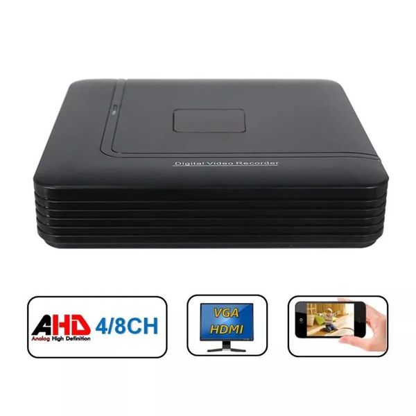Hiseeu 4 8 canales 720P 960P 1080P DVR AHD HVR NVR Sistema P2P H.264 Cámara de seguridad para el hogar Grabadora de video - 8CH