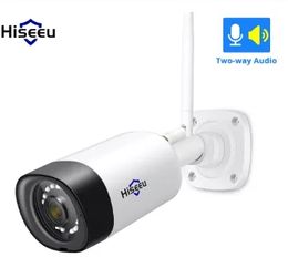 Hiseeu TZ-HB312 HD 1080P 2MP Caméra de sécurité extérieure sans fil Résistant aux intempéries Bullet IP WiFi Caméra extérieure pour système de caméra CCTV Hiseeu