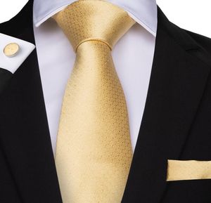 HITIE NOUVELLES TIES GOLD SOLIDE POCKE POCKED SLACE CUFFLINKS 100 SILK MAINMADE HAUCHE QUALLE 150 CM Coldage Business Christmas FR8800207