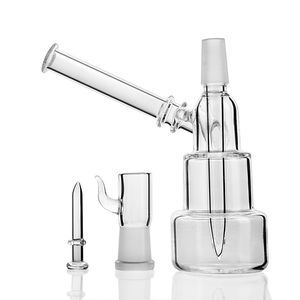 Hitman Glass Bong Hookahs Mini Dab Rigs Bongs de aceite Tuberías de agua Soberanía Glass Bubbler con tazón de 14 mm