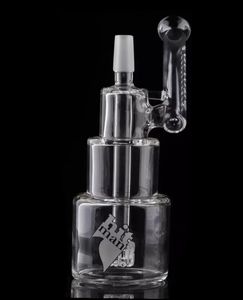 Hitman Hookahs Farbe Geburtstagstorte Bong Dab Rig Bohrinseln Glas Wasserpfeife zum Rauchen Bong Matrix Perc 14,4 Kuppel und Nagel