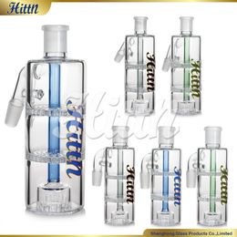 Hittn verre cendrier 14mm 18mm narguilés 45/90 degrés grande taille 6.5 pouces tuyau d'eau Bong accessoires pour fumer