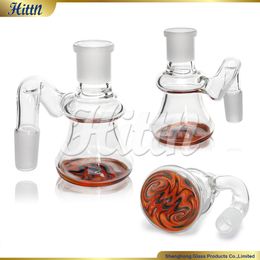 Hittn Glass Ash Catcher de 14 mm 18 mm accessoires de fumer Ashcatcher 45/90 degrés pour les piles à eau en verre