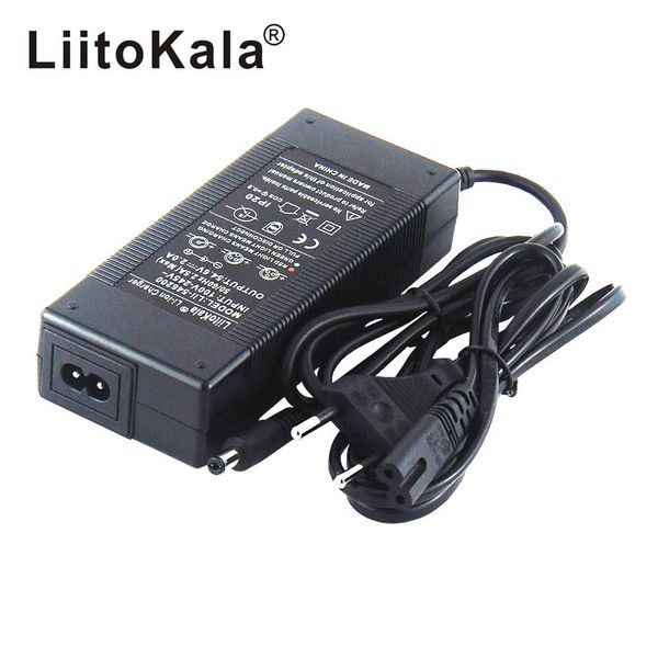 LiitoKala 50PCS 48V 2A cargador 13S 18650 paquete de batería cargador 54.6v eficiencia de trabajo de alta calidad