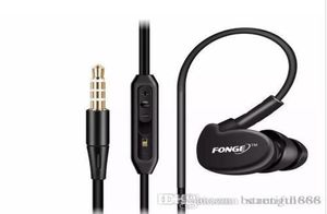 HK NIEUWE FONGE S500 Sports oortelefoons Oor Bass MIC Inar Ear Bud Wired HeatProof Annulering Noise Haak Hoofdtelefoon Explosiemodellen HI3865166