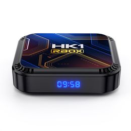 HK1 K8S Android 13.0 TV Box 2.4G/5G Dual WiFi BT 5.0 Ondersteuning 8K Resolutie Voice afstandsbediening Optioneel