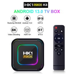 HK1 Rbox K8 Android 13 TV Box RK3528 4GB 128 GB 64 GB 32 GB 16GB 2.4G 5G WIFI 6 BT 5.0 8K Vedio Decodering Media Player Set Top Receiver
