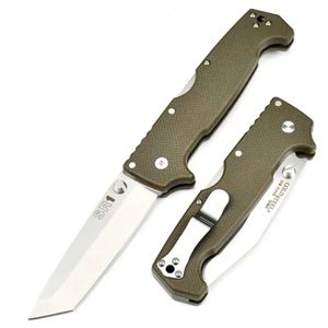 HK228 Coldsteel Tactical Couteau extérieur autodéfense G10 Handle Randonnée Pêche portable couteau pliant couteau EDC Pocket Couteaux