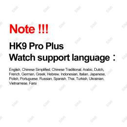 HK9 Pro Plus Gen3 Amoled Smart Watch Femmes Men Chat GPT NFC Smartwatch 2GB ROM Contrôle des gestes de musique locale pour Android iOS 2024