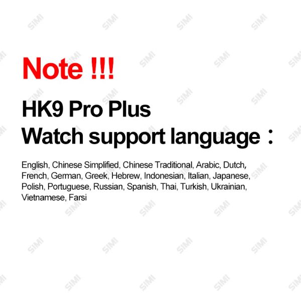 HK9 Pro Plus Gen3 Amoled Smart Watch Women Men Chat GPT NFC Smartwatch 2GB ROM Música local Control de gestos para Android ios 2024