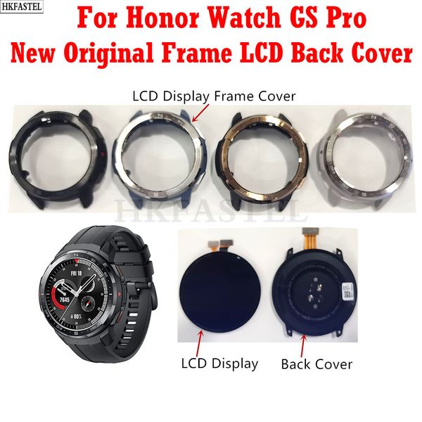 HKFASTEL NEW GS Pro Watch Housing for Honor Watch GS Pro 48MM KAN-B19 LCD MARCA DE PANTALLA CON LA CONCOLED DE CUBIERTA FLEX