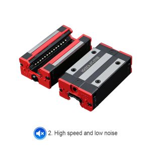 HLTNC 20 mm 300 mm 350 mm 400 mm 450 mm Hiwin uitwisbare lineaire gidsen HGR20 Lagerblokken HGH20CA HGW20CC voor CNC Router Z Axis