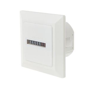 Compteur carré de minuterie HM-1, compteur numérique 0-99999.9 heures, jauge 0.3W AC220-240V/50Hz, minuteries AC