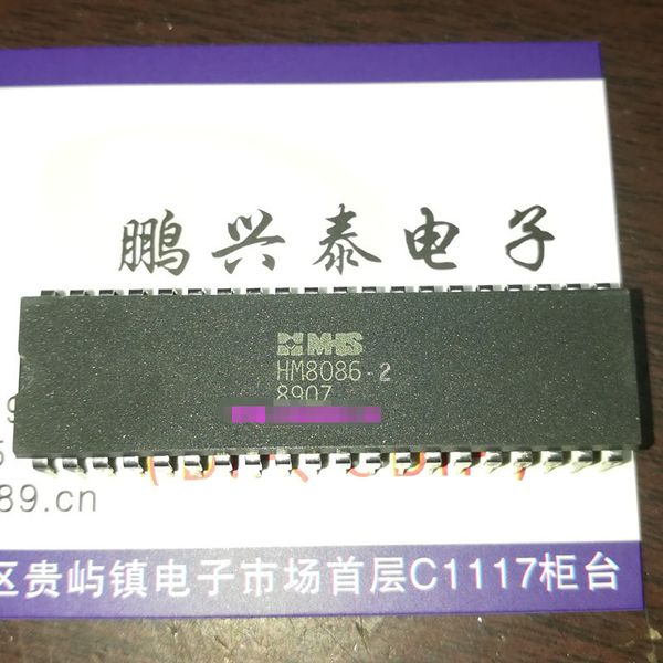HM8086-2 . HM8086 . MHS/paquete dual en línea de 40 pines, microprocesador Vintage de 16 bits. 8086 viejo cpu/circuito integrado IC
