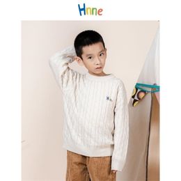 Hnne Otoño Invierno Suéteres Niños Bordados Unisex Niños Niñas Cálido Punto Niños Jerseys HJ121257 211201