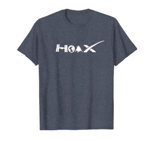 HOAX Flat Earth T-shirt (mensonges de la NASA/faux atterrissage sur la Lune)
