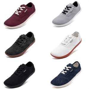 Hobby Bear Zapatos de Hombre Zapatos Deportivos de Otoño Zapatos Versátiles Transpirables Superiores de Tela Zapatos para Caminar de Comercio Exterior de Moda Zapatos Casuales Marrón 46