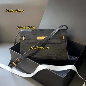 Hobo 2024 New Manhattan Sac à main Sac à bandoulière pour femme Pochette en cuir véritable Sacs d'enveloppe de voyage Sacs de mode pour hommes Sac à bandoulière Sac à main Pochette Hobo Sac de soirée