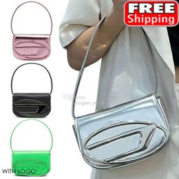 Hobo Bag 1DR Designer Mirrored Leather Purse Women Evening Handtas NAPPA Crossbody Bags DesignerPurses016 S