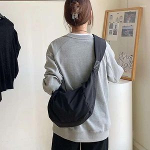 Hobo Casual Nylon Women Bags Shoulder Bag Woman Crossbody Dumpling Large Capacity Female Half Moon Totes