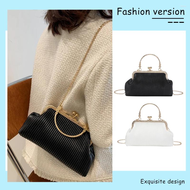 Hobo Chain Evening Bag Elegant Shoulder Casual Fashion Soft voor Cocktail Party
