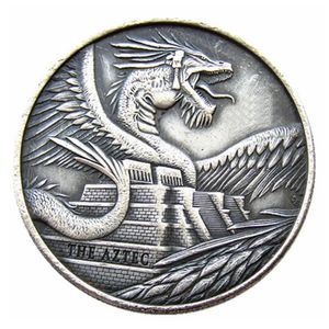 Hobo Coins USA Morgan Dollar Dragon Silver Plated Copy Coins Metal Crafts Speciale geschenken #0189